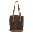 LOUIS VUITTON Monogram Bucket PM Shoulder Bag M42238 LV Auth ep9585-1