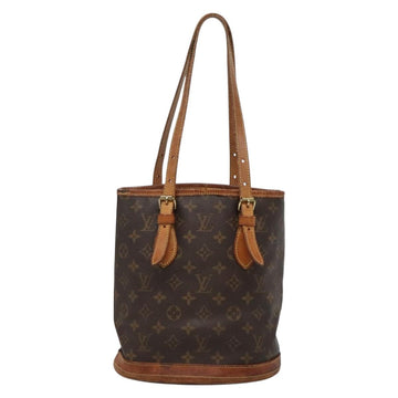 LOUIS VUITTON Monogram Bucket PM Shoulder Bag M42238 LV Auth ep9585 - 0