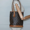 LOUIS VUITTON Monogram Bucket PM Shoulder Bag M42238 LV Auth ep9585-21