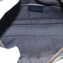 GUCCI GG Supreme Sherry Line Shoulder Bag PVC Navy Silver Red 162910 Auth ep9588-11