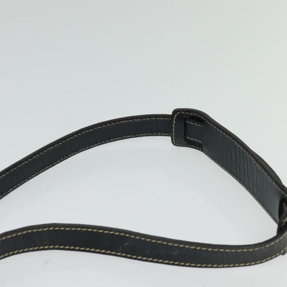 GUCCI GG Supreme Sherry Line Shoulder Bag PVC Navy Silver Red 162910 Auth ep9588