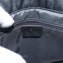 GUCCI Bamboo Hand Bag Nylon Black Silver 002 1016 Auth ep9594-18