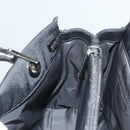 GUCCI Bamboo Hand Bag Nylon Black Silver 002 1016 Auth ep9594-22