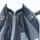 GUCCI Bamboo Hand Bag Nylon Black Silver 002 1016 Auth ep9594-23