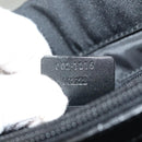 GUCCI Bamboo Hand Bag Nylon Black Silver 002 1016 Auth ep9594-12