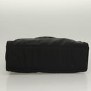 GUCCI Bamboo Hand Bag Nylon Black Silver 002 1016 Auth ep9594-5