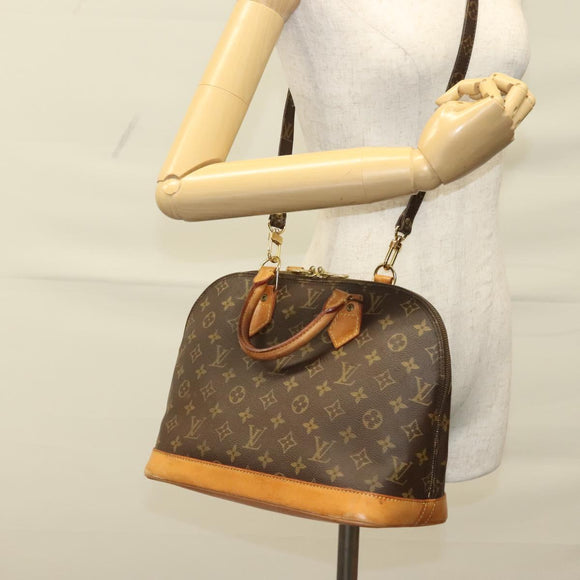 LOUIS VUITTON Monogram Alma Hand Bag M51130 LV Auth ep9611