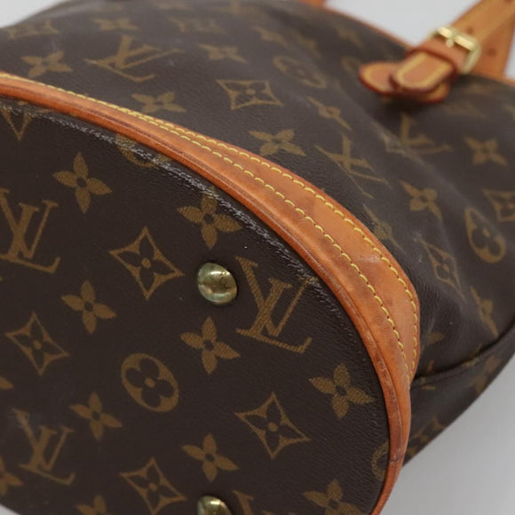 LOUIS VUITTON Monogram Bucket PM Shoulder Bag M42238 LV Auth ep9612
