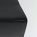 Salvatore Ferragamo Gancini Hand Bag Leather 2way Black Gold Auth ep9613-17