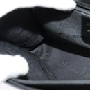 Salvatore Ferragamo Gancini Hand Bag Leather 2way Black Gold Auth ep9613-19