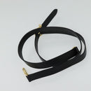 Salvatore Ferragamo Gancini Hand Bag Leather 2way Black Gold Auth ep9613-22