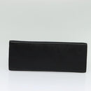 Salvatore Ferragamo Gancini Hand Bag Leather 2way Black Gold Auth ep9613-5