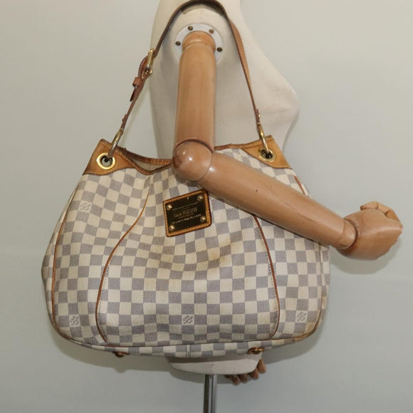 LOUIS VUITTON Damier Azur Galliera PM Shoulder Bag N55215 LV Auth ep9615