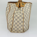 LOUIS VUITTON Damier Azur Galliera PM Shoulder Bag N55215 LV Auth ep9615-4