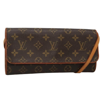 LOUIS VUITTON Monogram Pochette Twin GM Shoulder Bag M51852 LV Auth ep9618