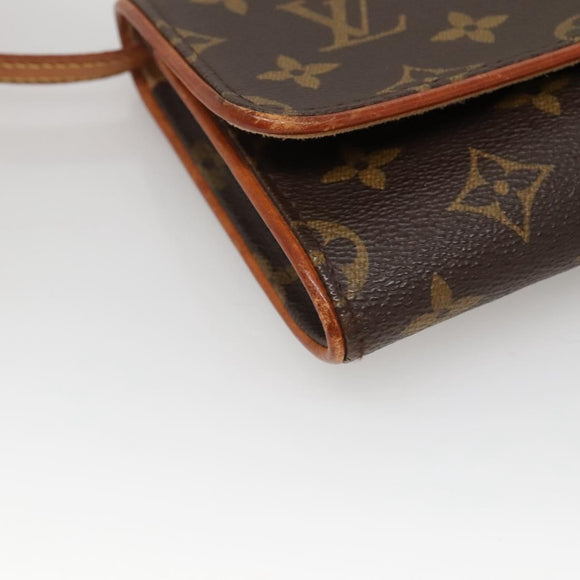 LOUIS VUITTON Monogram Pochette Twin GM Shoulder Bag M51852 LV Auth ep9618