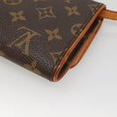 LOUIS VUITTON Monogram Pochette Twin GM Shoulder Bag M51852 LV Auth ep9618-15