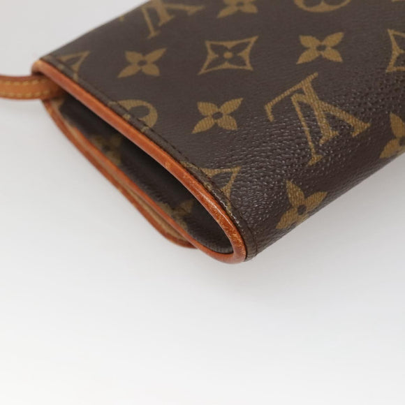 LOUIS VUITTON Monogram Pochette Twin GM Shoulder Bag M51852 LV Auth ep9618