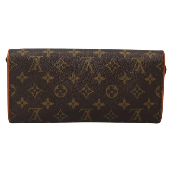 LOUIS VUITTON Monogram Pochette Twin GM Shoulder Bag M51852 LV Auth ep9618