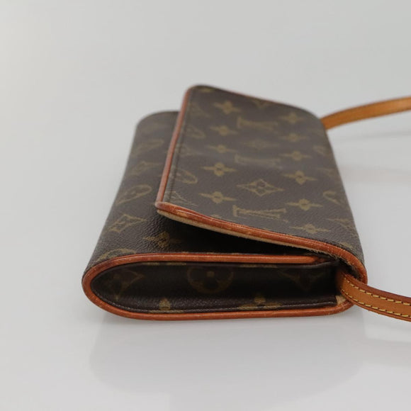 LOUIS VUITTON Monogram Pochette Twin GM Shoulder Bag M51852 LV Auth ep9618