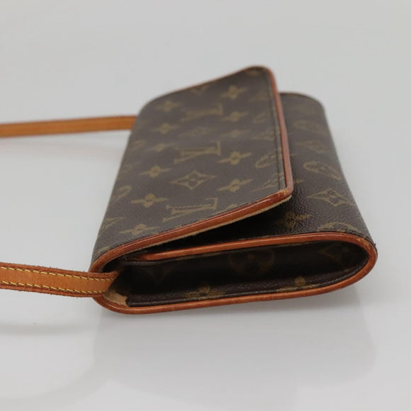 LOUIS VUITTON Monogram Pochette Twin GM Shoulder Bag M51852 LV Auth ep9618
