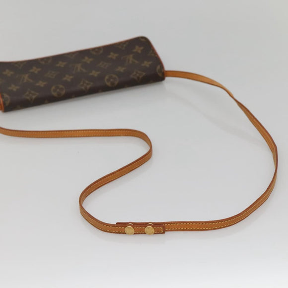 LOUIS VUITTON Monogram Pochette Twin GM Shoulder Bag M51852 LV Auth ep9618
