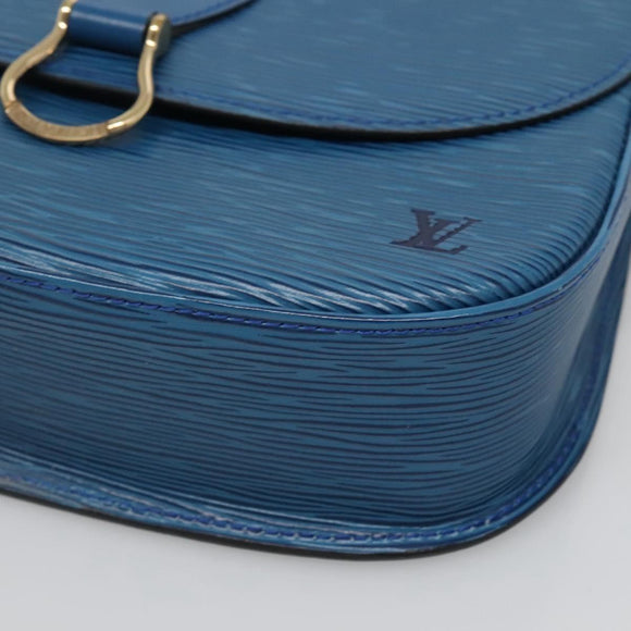LOUIS VUITTON Epi Saint Cloud GM Shoulder Bag Toledo Blue M52195 LV Auth ep9625