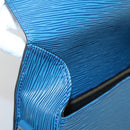 LOUIS VUITTON Epi Saint Cloud GM Shoulder Bag Toledo Blue M52195 LV Auth ep9625-9