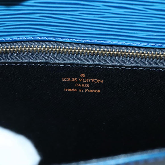 LOUIS VUITTON Epi Saint Cloud GM Shoulder Bag Toledo Blue M52195 LV Auth ep9625