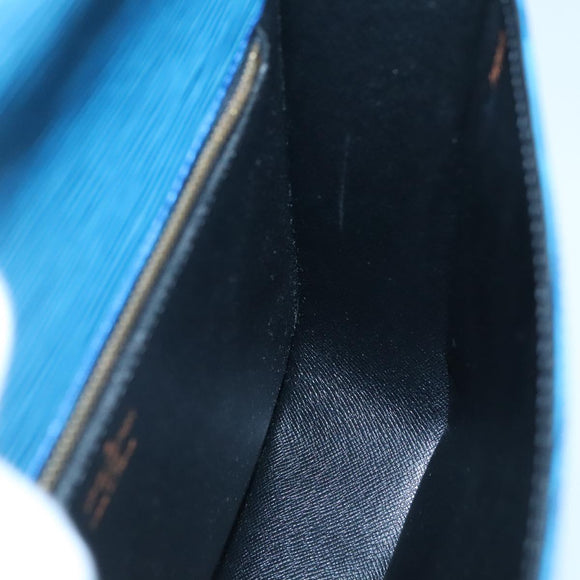 LOUIS VUITTON Epi Saint Cloud GM Shoulder Bag Toledo Blue M52195 LV Auth ep9625