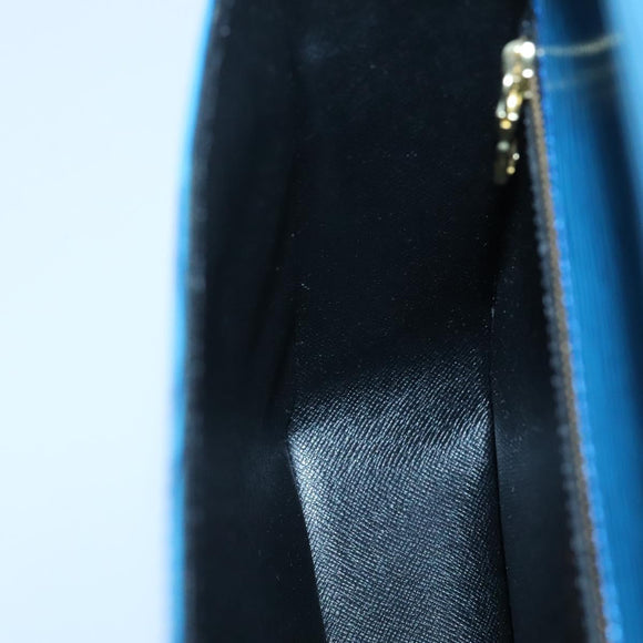 LOUIS VUITTON Epi Saint Cloud GM Shoulder Bag Toledo Blue M52195 LV Auth ep9625