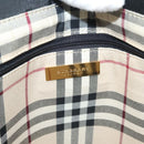 BURBERRY Tote Bag Leather Black Gold Auth ep9639-17