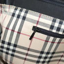 BURBERRY Tote Bag Leather Black Gold Auth ep9639-20