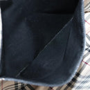 BURBERRY Tote Bag Leather Black Gold Auth ep9639-21