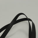 BURBERRY Tote Bag Leather Black Gold Auth ep9639-8