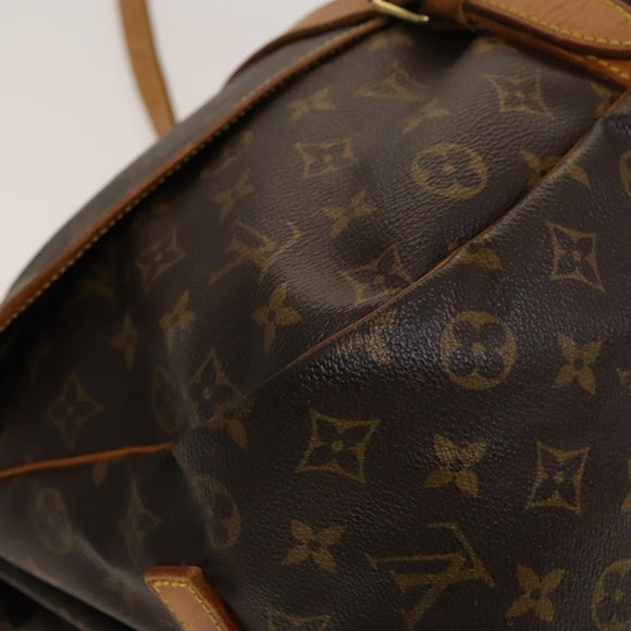 LOUIS VUITTON Monogram Saumur 35 Shoulder Bag M42254 LV Auth ep9649