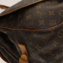 LOUIS VUITTON Monogram Saumur 35 Shoulder Bag M42254 LV Auth ep9649-17