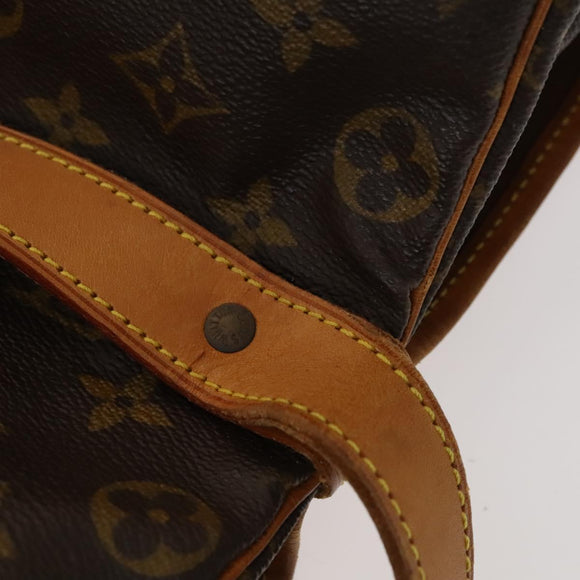 LOUIS VUITTON Monogram Saumur 35 Shoulder Bag M42254 LV Auth ep9649
