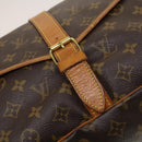 LOUIS VUITTON Monogram Saumur 35 Shoulder Bag M42254 LV Auth ep9649-19