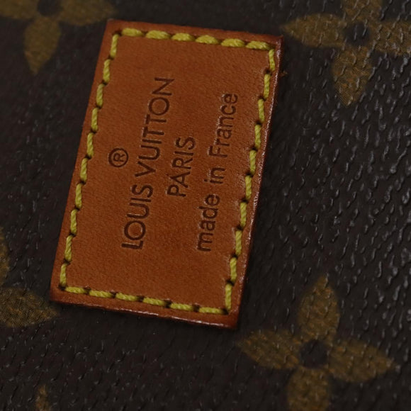 LOUIS VUITTON Monogram Saumur 35 Shoulder Bag M42254 LV Auth ep9649