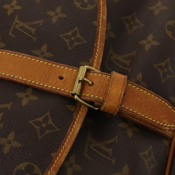LOUIS VUITTON Monogram Saumur 35 Shoulder Bag M42254 LV Auth ep9649