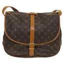 LOUIS VUITTON Monogram Saumur 35 Shoulder Bag M42254 LV Auth ep9649-2