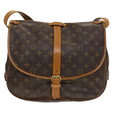 LOUIS VUITTON Monogram Saumur 35 Shoulder Bag M42254 LV Auth ep9649 - 0