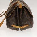 LOUIS VUITTON Monogram Saumur 35 Shoulder Bag M42254 LV Auth ep9649-3