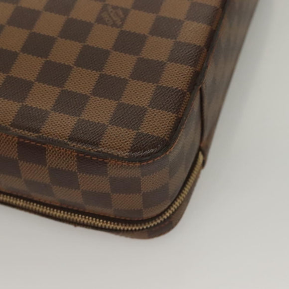 LOUIS VUITTON Damier Ebene Porto Ordinatur Sabana Bag 2way N58020 Auth ep9654