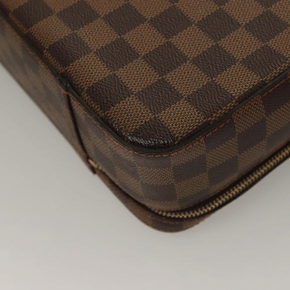 LOUIS VUITTON Damier Ebene Porto Ordinatur Sabana Bag 2way N58020 Auth ep9654