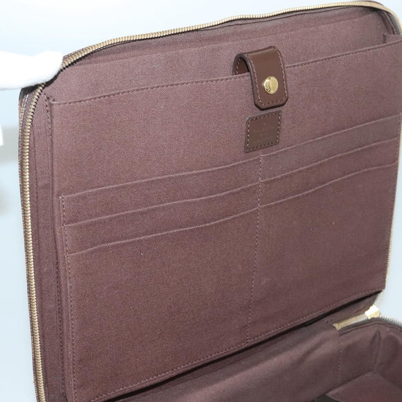 LOUIS VUITTON Damier Ebene Porto Ordinatur Sabana Bag 2way N58020 Auth ep9654