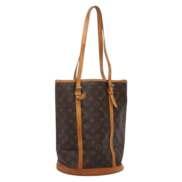 LOUIS VUITTON Monogram Bucket GM Shoulder Bag M42236 LV Auth ep9670