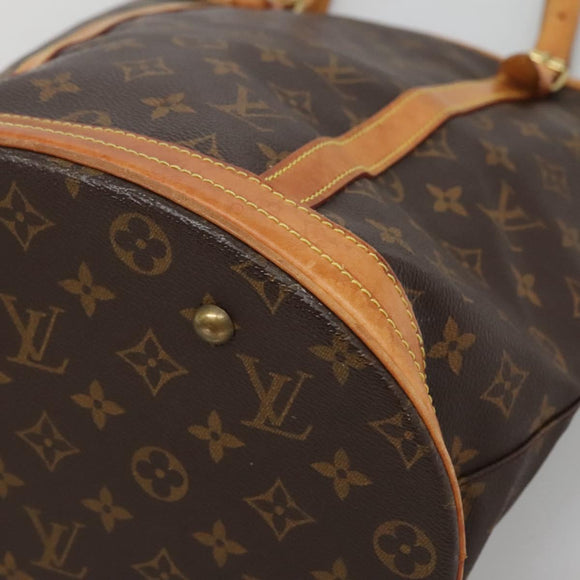LOUIS VUITTON Monogram Bucket GM Shoulder Bag M42236 LV Auth ep9670