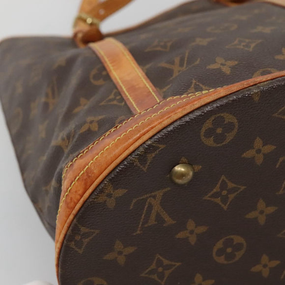 LOUIS VUITTON Monogram Bucket GM Shoulder Bag M42236 LV Auth ep9670